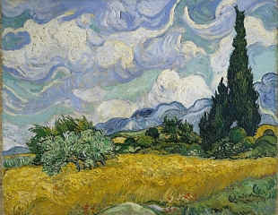 Vincent van Gogh: Wheat Field with Cypresses